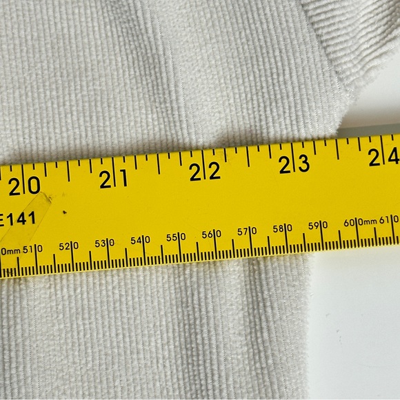 Andrew Marc New York White Textured Hoodie L - Picture 7 of 8